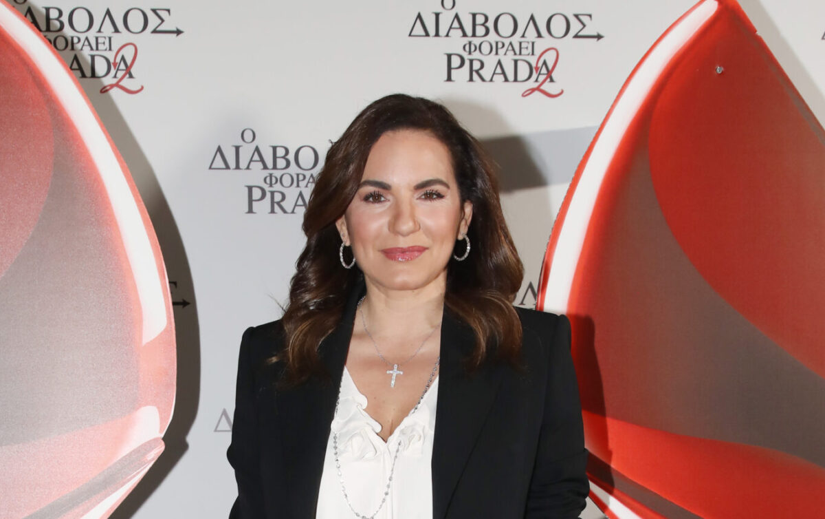 Όλγα Κεφαλογιάννη: Με black & white look στην πρεμιέρα της ταινίας «The Devil Wears Prada 2»