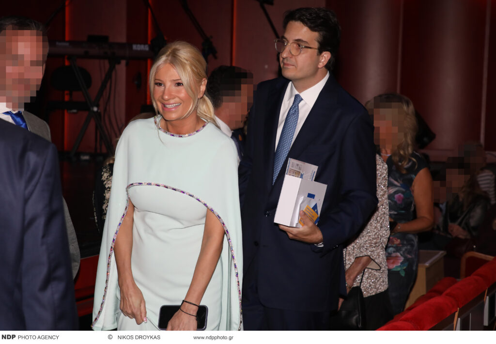 H Φαίη Σκορδά και ο Αλέξανδρος Αθανασιάδης στην εκδήλωση του «Make a Wish».