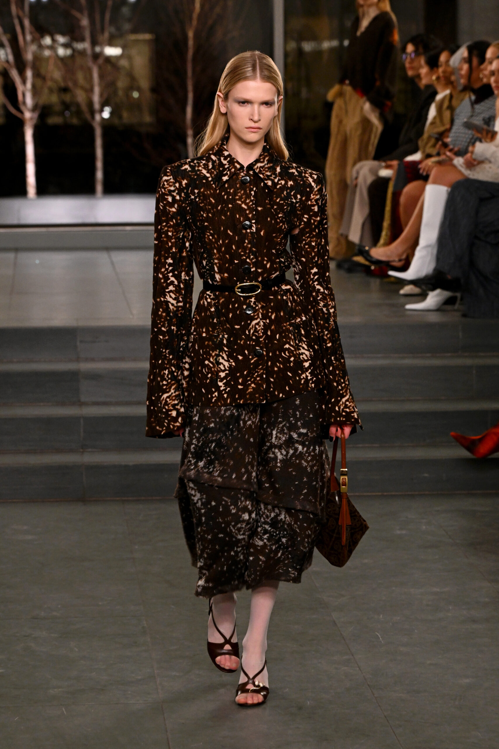 Tory Burch Fall/Winter 2025 during New York Fashion Week at MOMA on February 10, 2025 in New York City. 