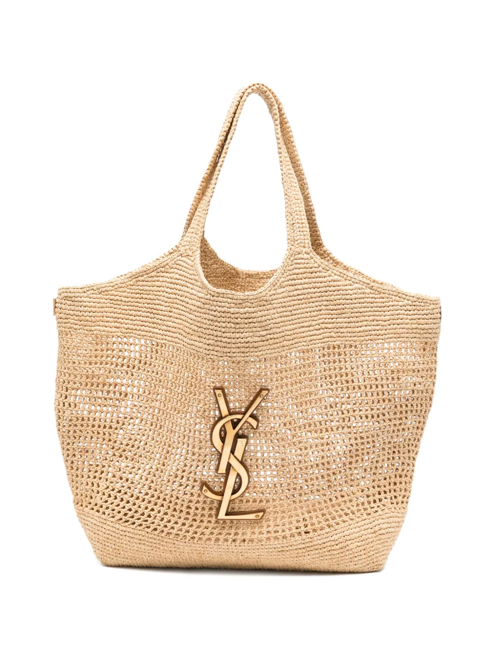Icare Cassandre raffia tote bagÖ Saint Laurent