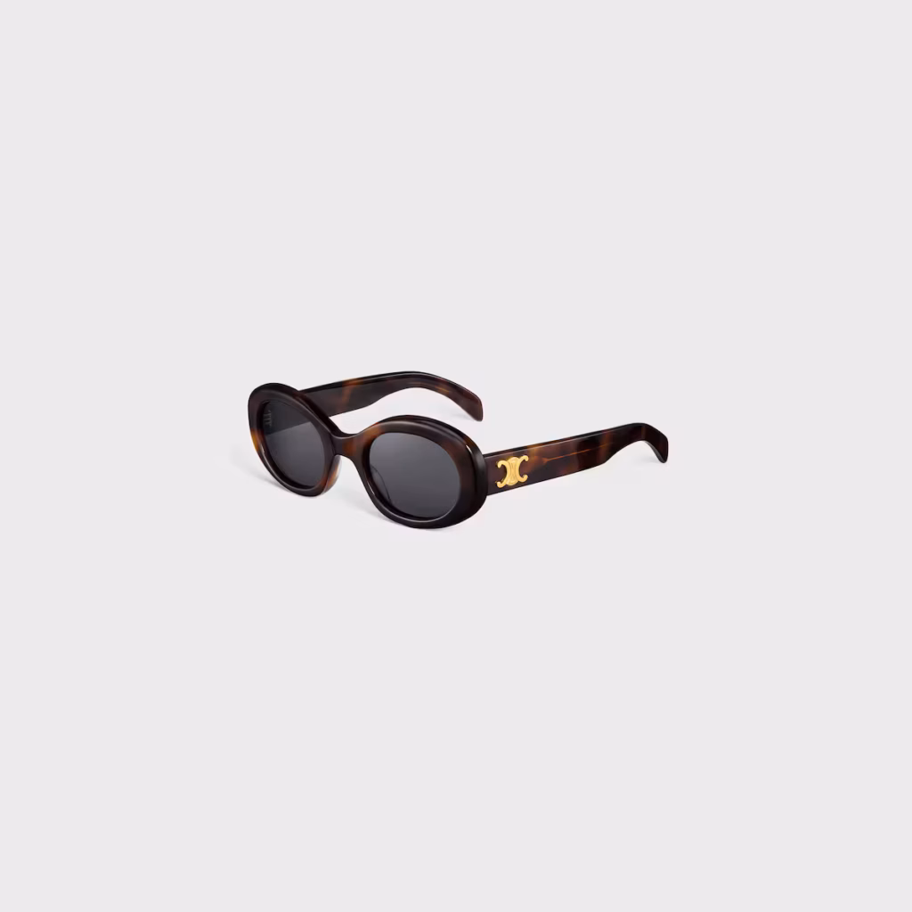 Thriomphe 01 Sunglasses in Acetate, Blonde Havana, CELINE