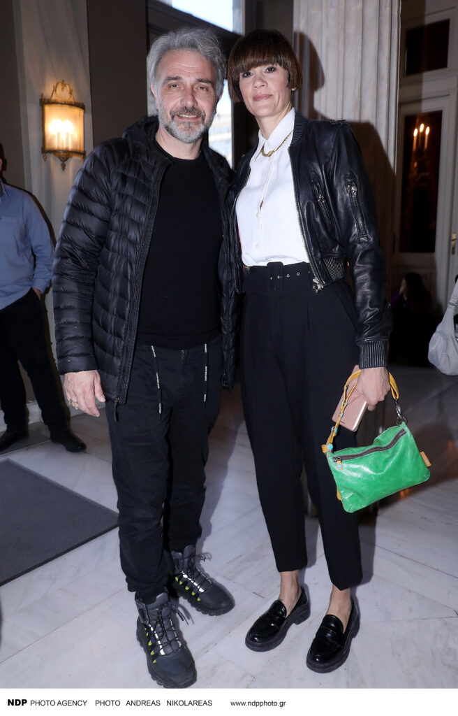 H Άννα-Μαρία Παπαχαραλάμπους με τον Φάνη Μουρατίδη