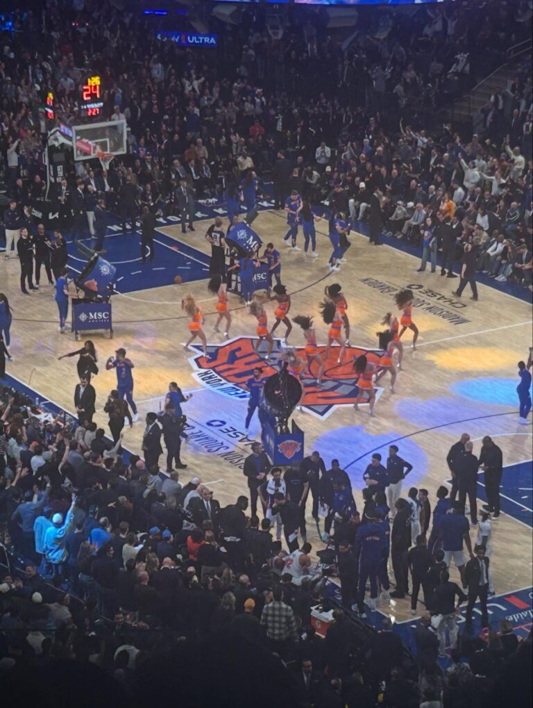 Η Λένα Παπαληγούρα στη Madison Square Garden.