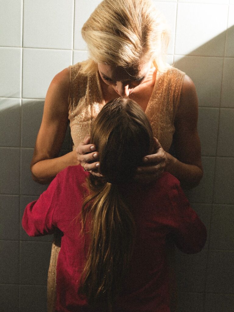 Η Ζέτα Δούκα με την κόρη της.