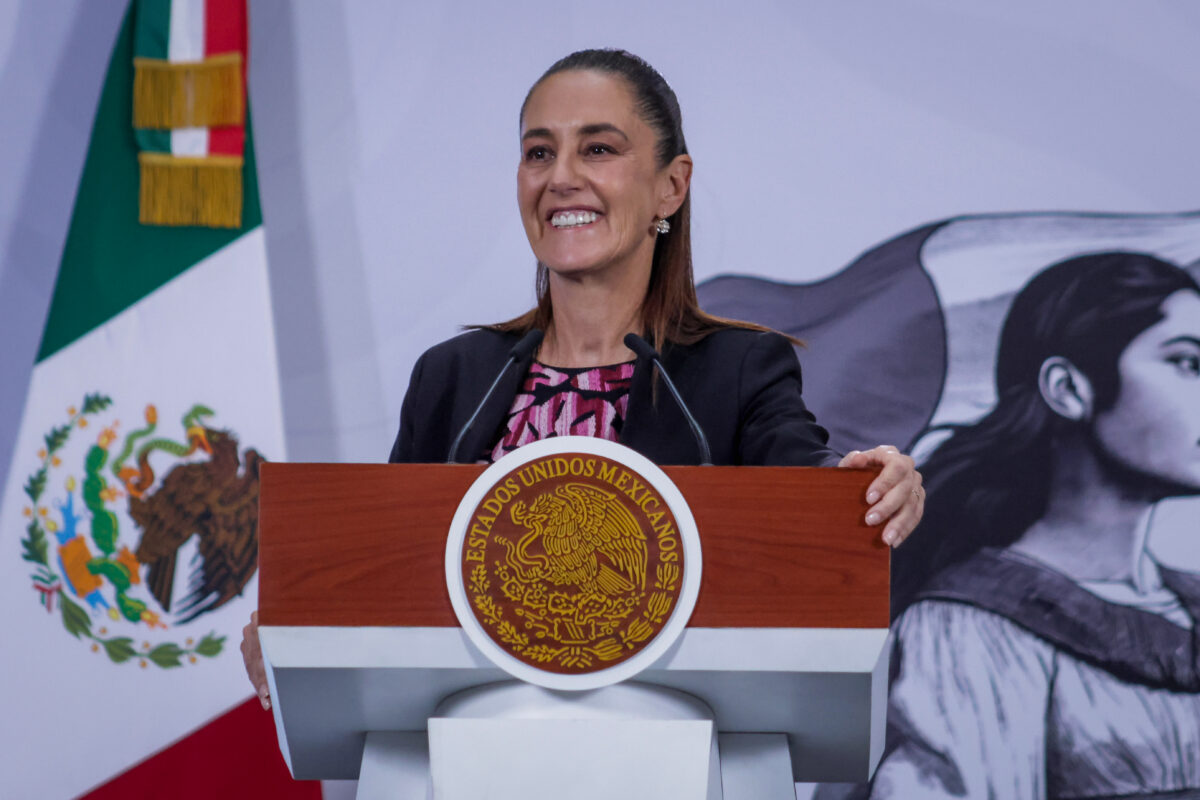 H Claudia Sheinbaum Pardo, πρόεδρος του Μεξικού.