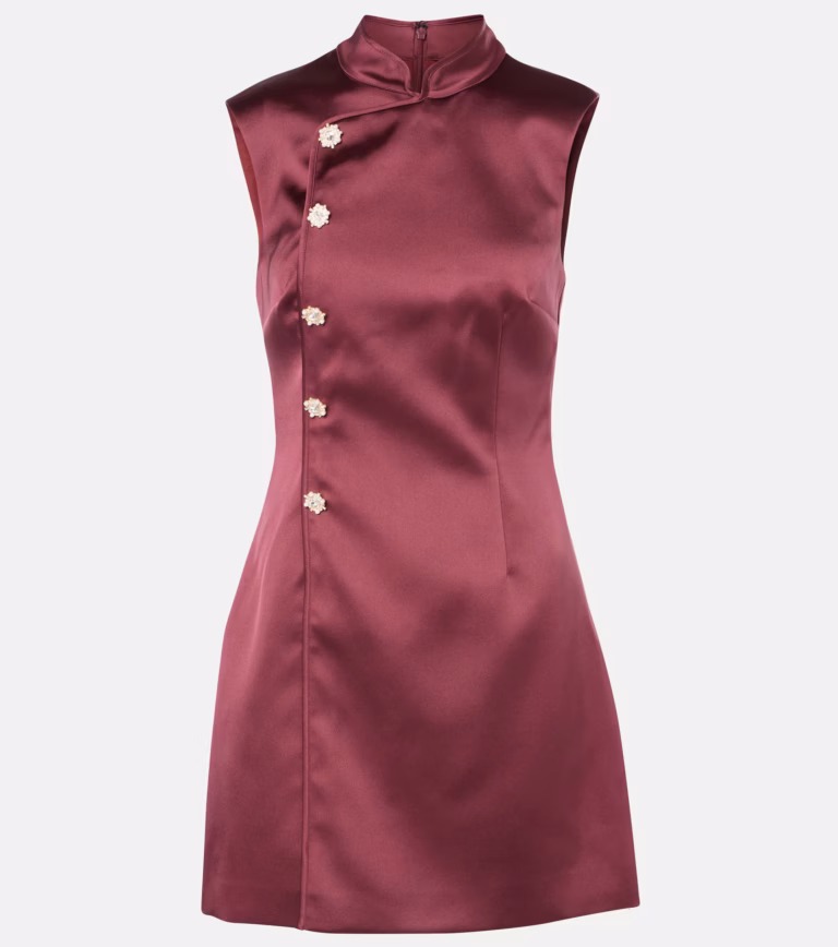 Satin minidress, Self-Portrait