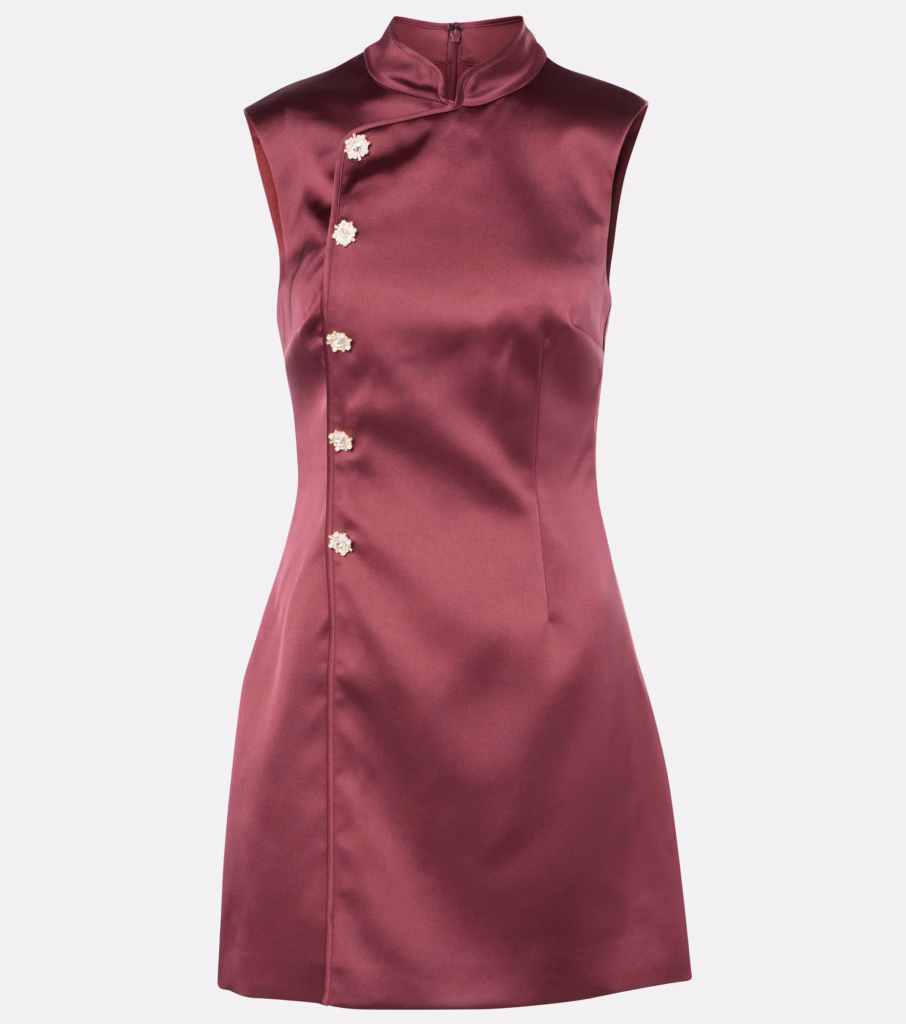 Satin minidress, Self-Portrait
