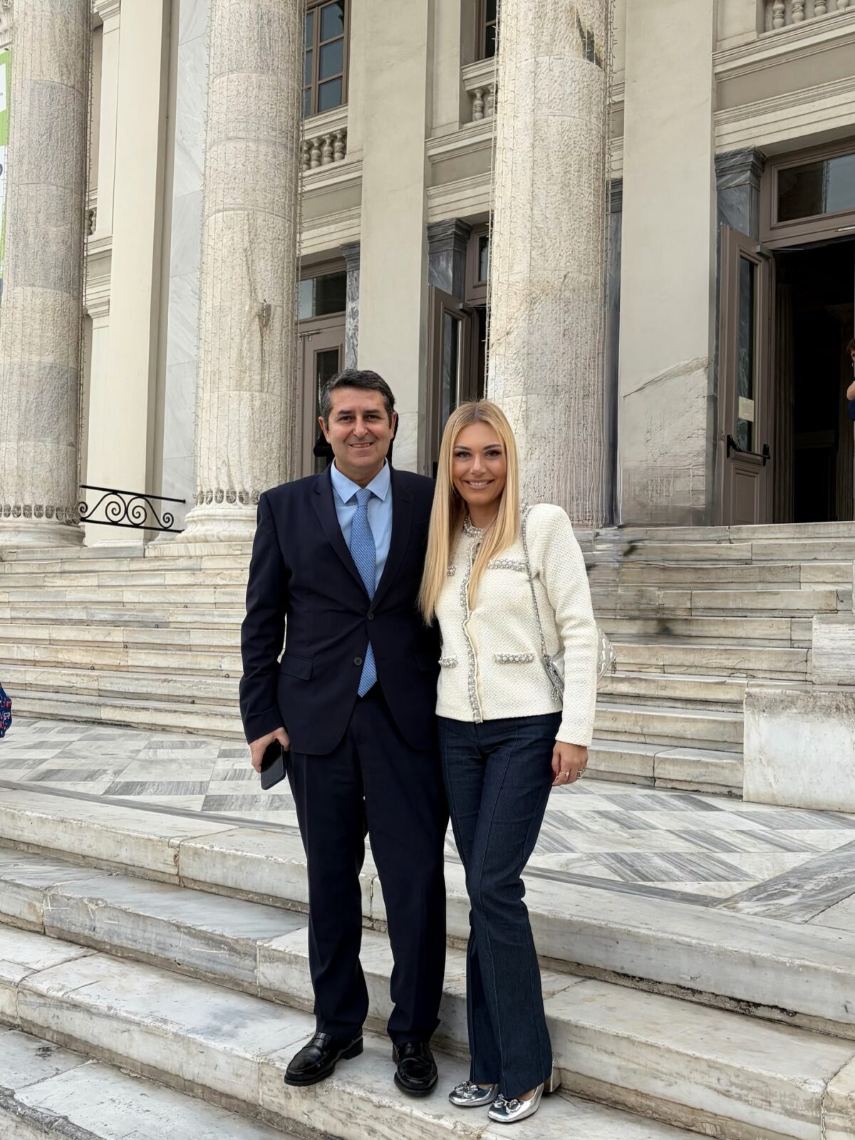 Τίνα Μεσσαροπούλου και Γιώργος Μυλωνάκης