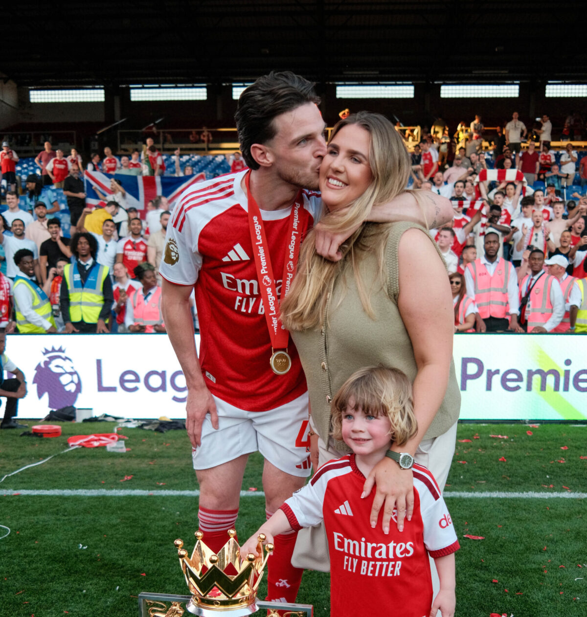 Declan Rice και Lauren Fryer
