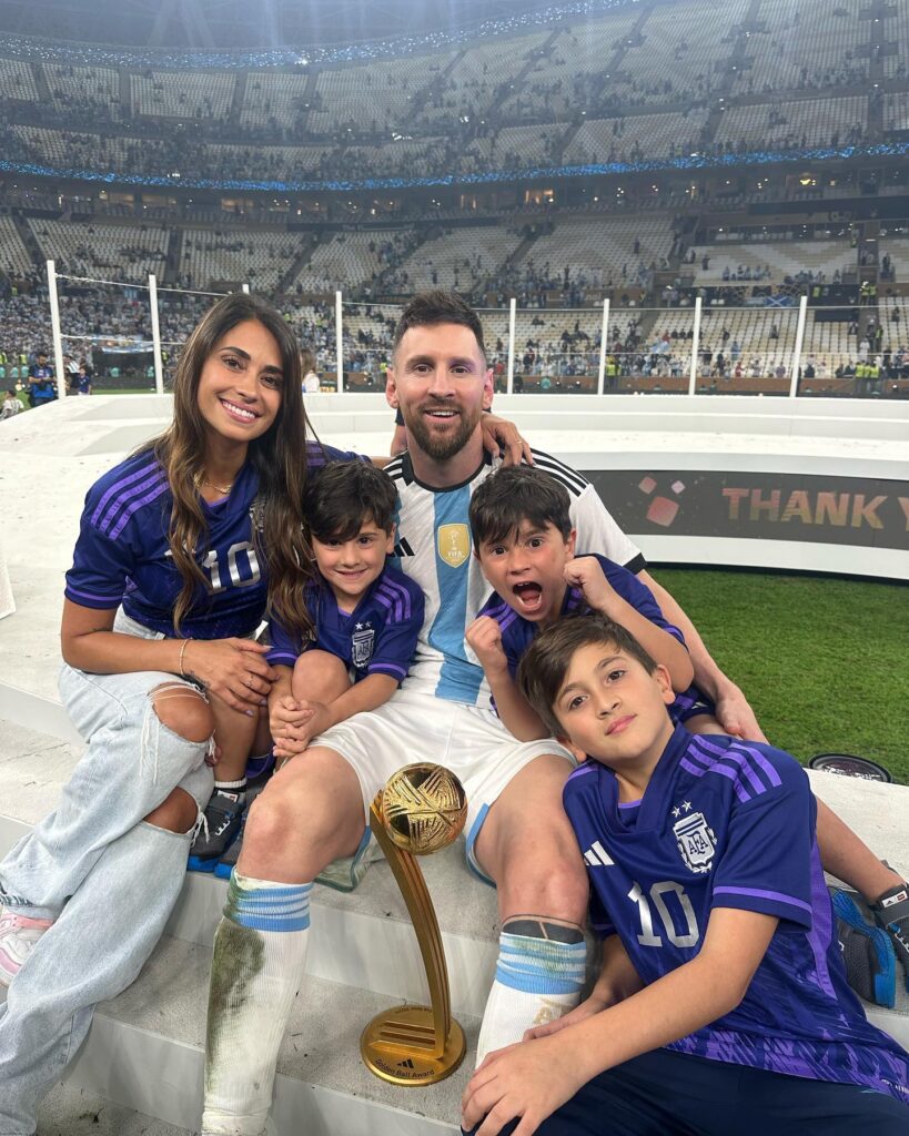 Antonela Roccuzzo και Lionel Messi
