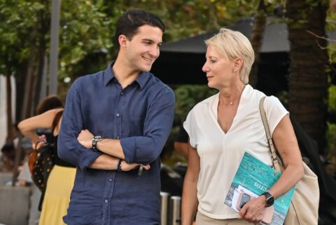 Νατάσα Παζαΐτη και Αλέξανδρος Καραμανλής