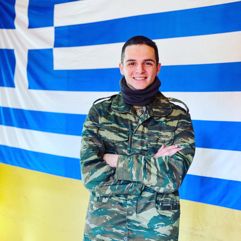 O Κωνσταντίνος Μητσοτάκης στον στρατό.