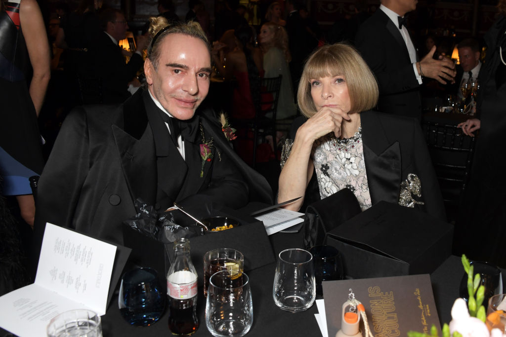 John Galliano Anna Wintour