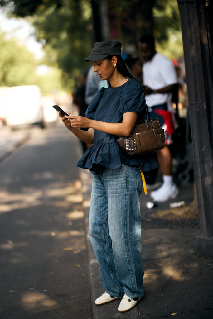 Jean + peplum top
