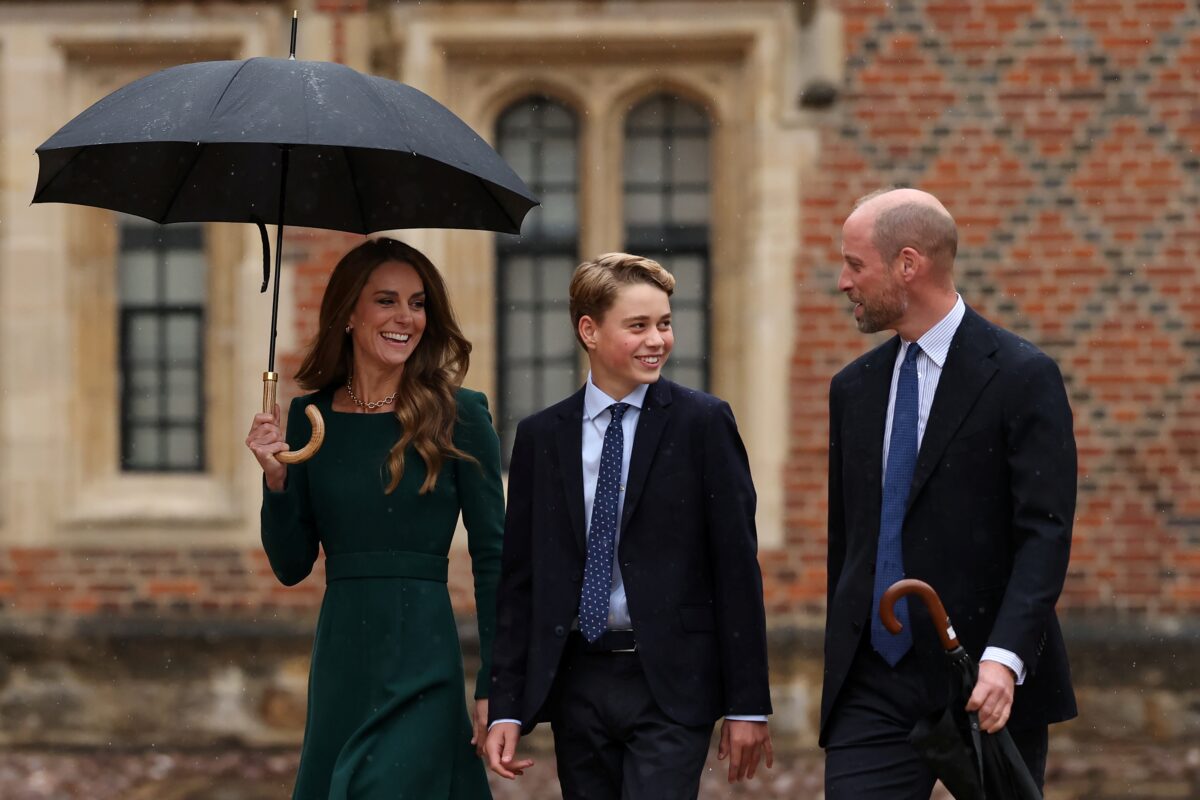 Kate Middleton, πρίγκιπας George, πρίγκιπας William