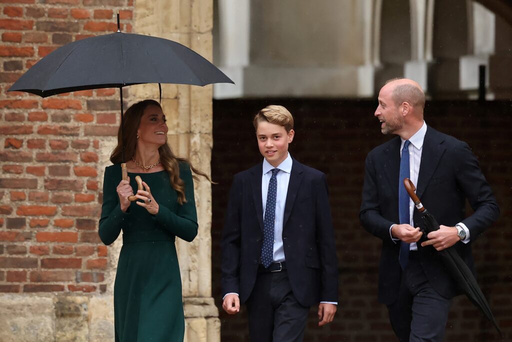 Kate Middleton, πρίγκιπας George, πρίγκιπας William