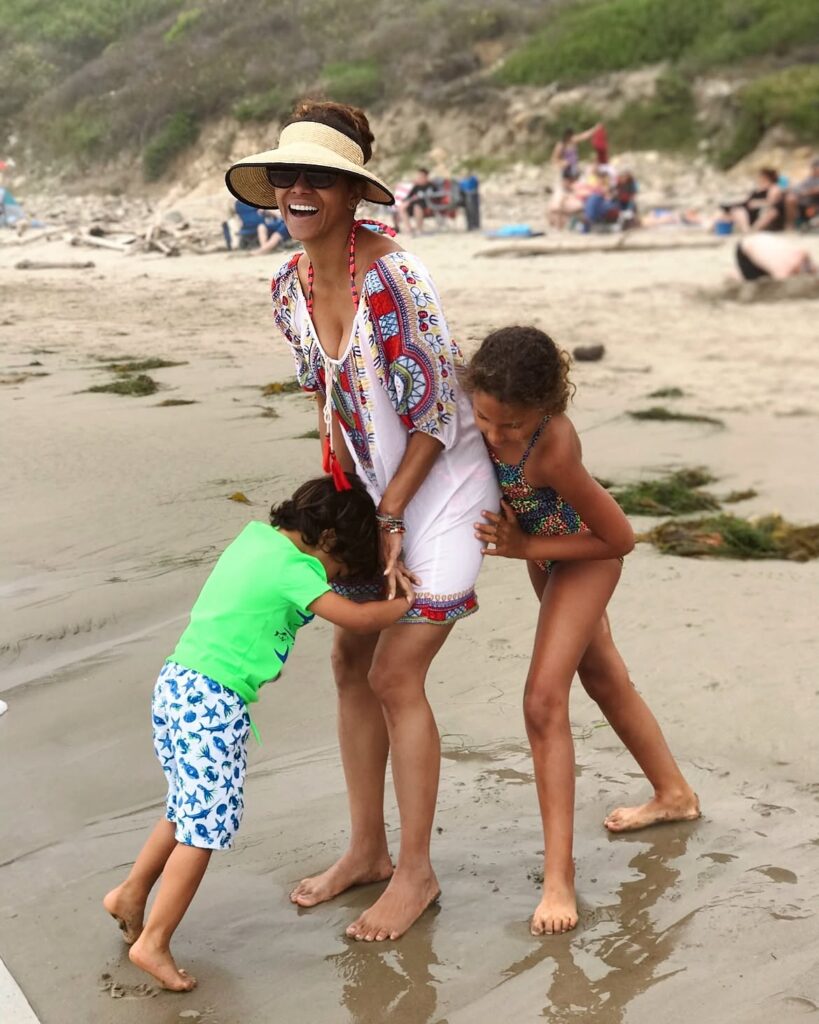 Η Halle Berry, o γιος της Maceo και η κόρη της Nahla