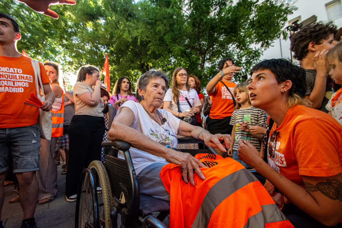 Maricarmen Abascal, διαδηλώσεις στην Ισπανία